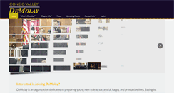 Desktop Screenshot of conejovalleydemolay.org